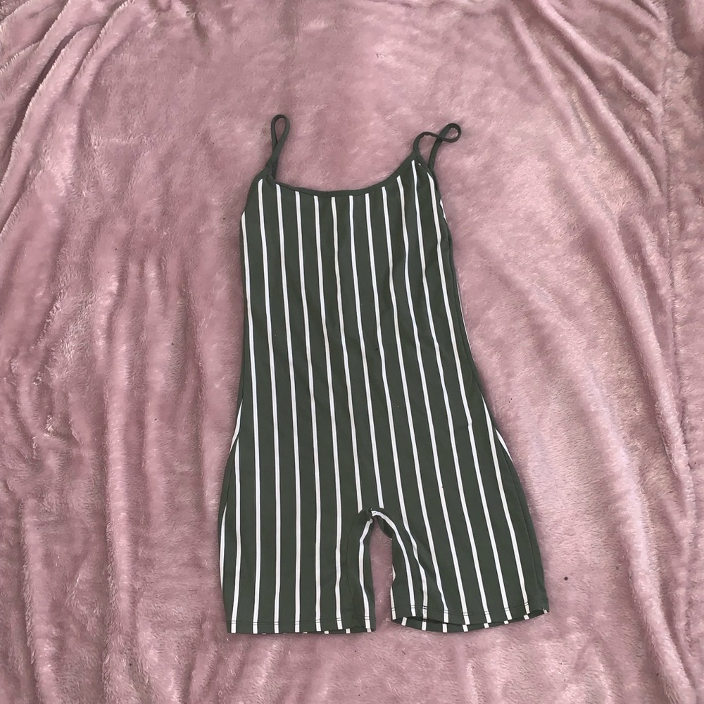Striped One Piece Body Con / free shipping